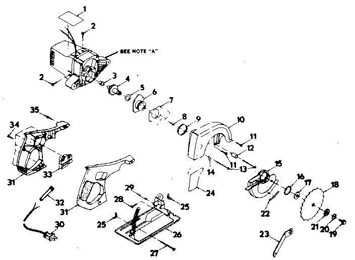 BASE AND BLADE ASSEMBLY