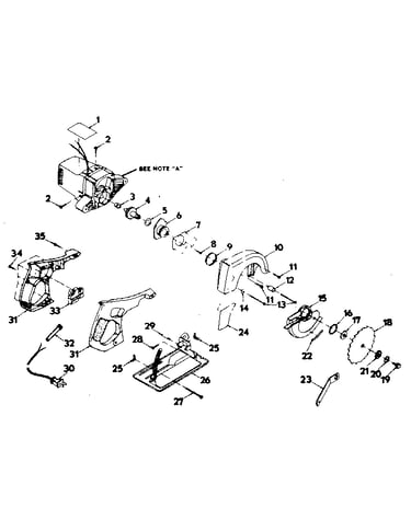 Base and blade assembly