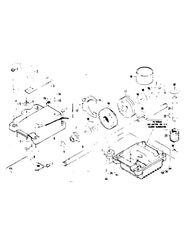 Gear case assembly part no.85314