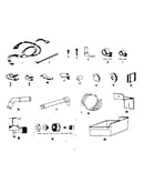 Ice maker installation parts