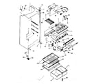Kenmore 2538357733 cabinet parts diagram
