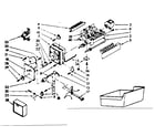 Kenmore 2538757283 ice maker parts diagram