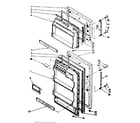 Kenmore 1068664070 door parts diagram