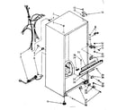 Kenmore 1068664070 cabinet parts diagram
