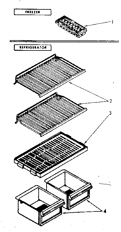 Shelf parts
