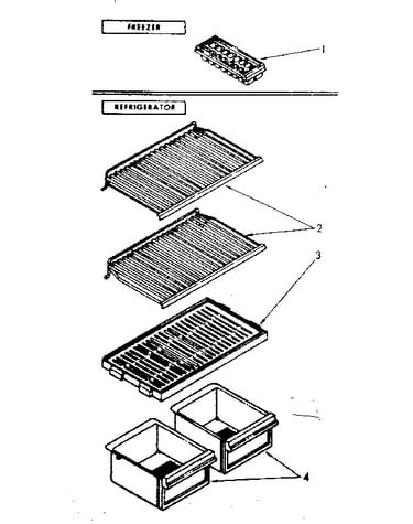 Shelf parts