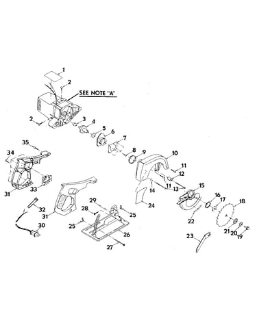 Base and blade assembly