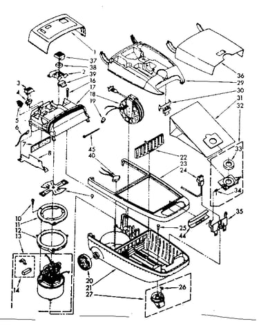 Vacuum cleaner parts