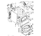 Kenmore 11086575800 cabinet parts diagram