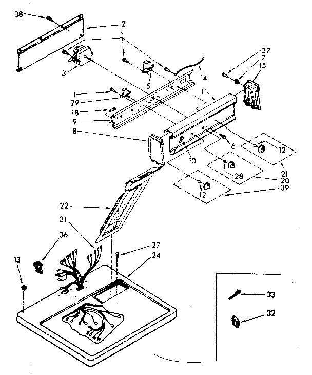 Top and console parts