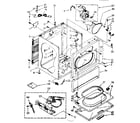 Kenmore 11087575800 cabinet parts diagram