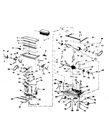 Nozzle and motor assembly