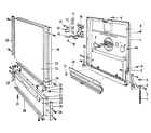 Kenmore 5871406586 door details diagram