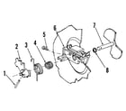 Kenmore 5871406586 detergent cup details diagram