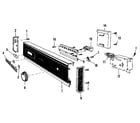 Kenmore 5871406586 console panel details diagram