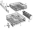 Kenmore 5871406586 rack details diagram