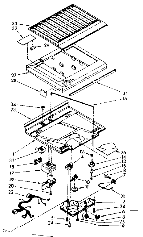 Compartment separator parts