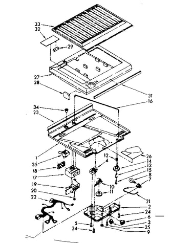 Compartment separator parts