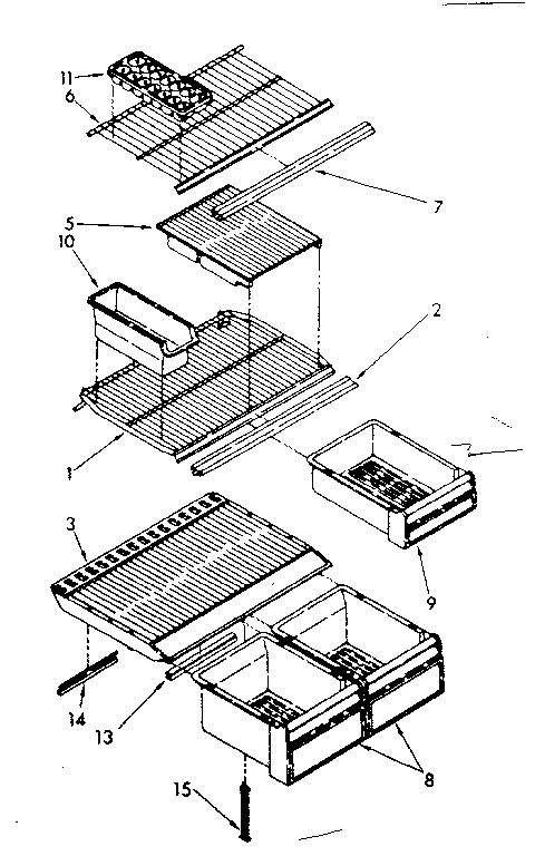 Shelf parts