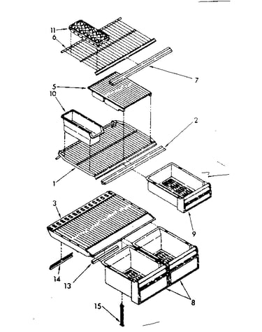 Shelf parts