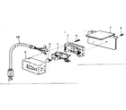 Craftsman 113239201 on/off power outlet 60382 and mounting bracket diagram