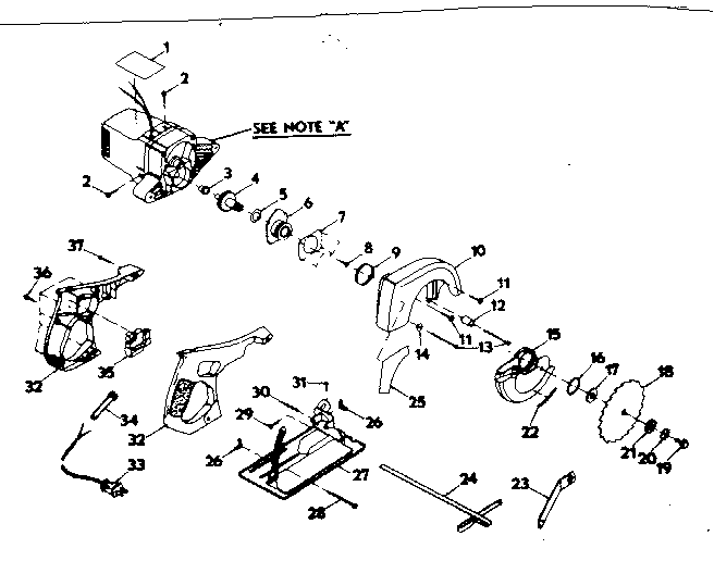 Base and blade assembly