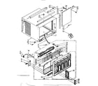 Kenmore 1068750870 cabinet parts diagram