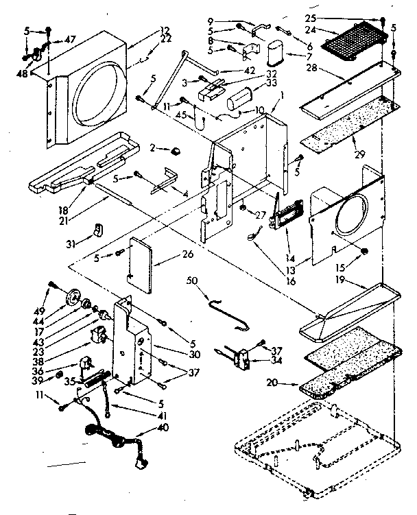 Air flow and control parts