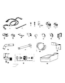 Ice maker installation parts