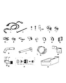 Ice maker installation parts