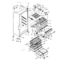Kenmore 2538657252 cabinet parts diagram