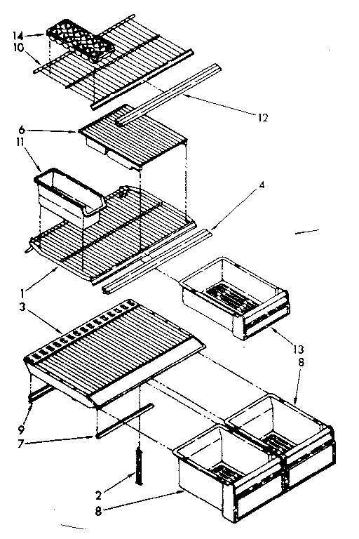 Shelf parts