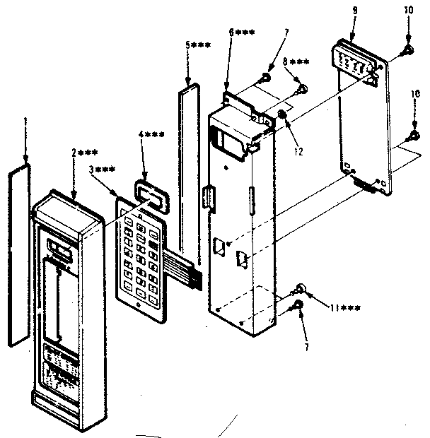 Control panel parts