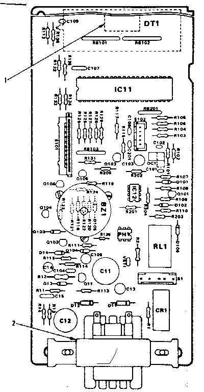 POWER AND CONTROL CIRCUIT BOARD 12982