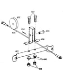 Leg brace (with pulley/cable assembly)