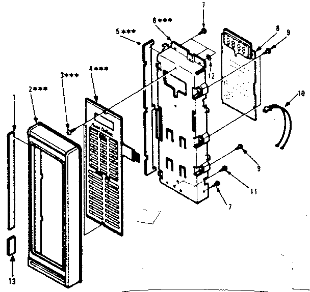 Control panel parts