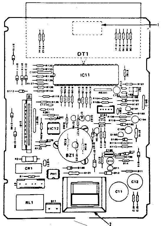 POWER AND CONTROL CIRCUIT BOARD