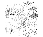 Kenmore 2784258492 lower body section diagram