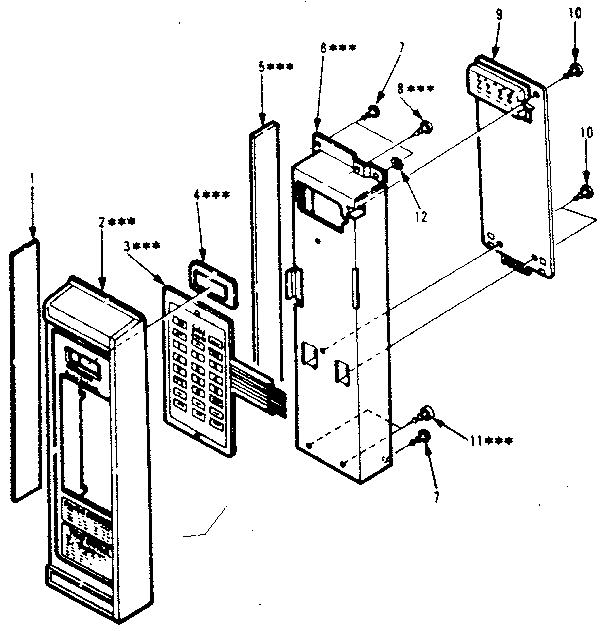 Control panel parts