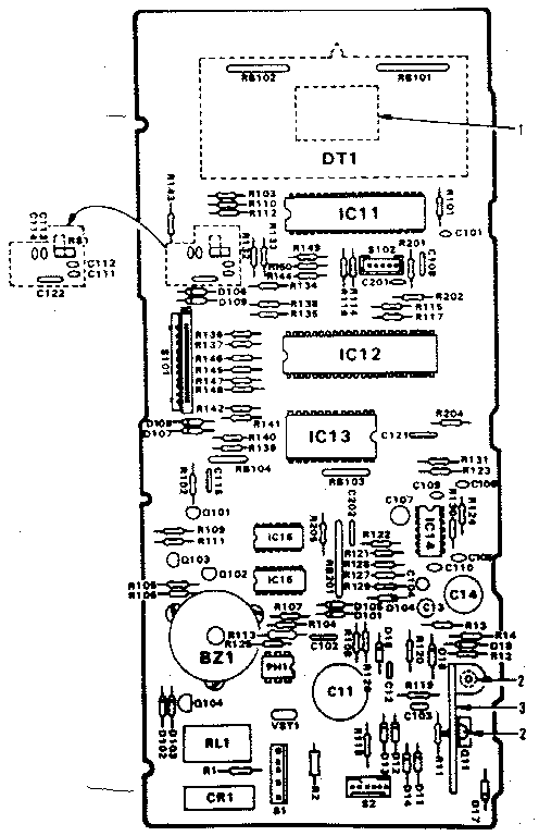 POWER AND CONTROL CIRCUIT BOARD