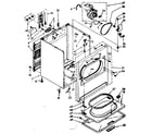 Kenmore 11086573620 cabinet parts diagram