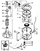 Tub and basket parts (non-suds only)