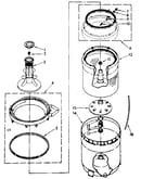 Agitator, basket and tub parts