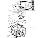 Kenmore 11081320130 machine base parts diagram