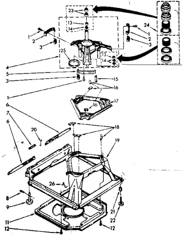 Machine base parts