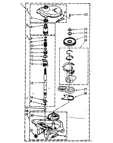 Gearcase parts