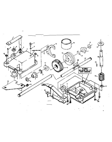 Gear case assembly part no. 84140