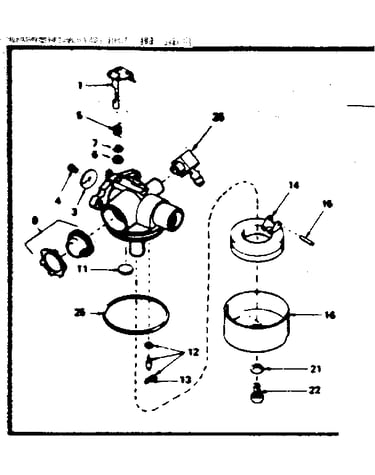 Carburetor no. 632300