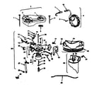 Briggs & Stratton 220707-0140-01 air cleaner & carburetor diagram
