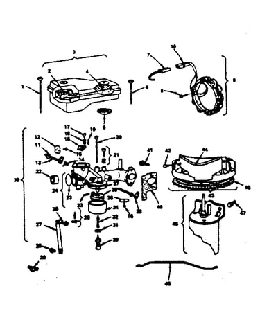 Air cleaner & carburetor